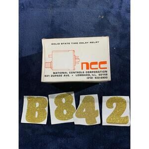 NCC MODEL T1K-00030-461 SOLID STATE TIME DELAY RELAY NEW IN BOX MINT CONDITION